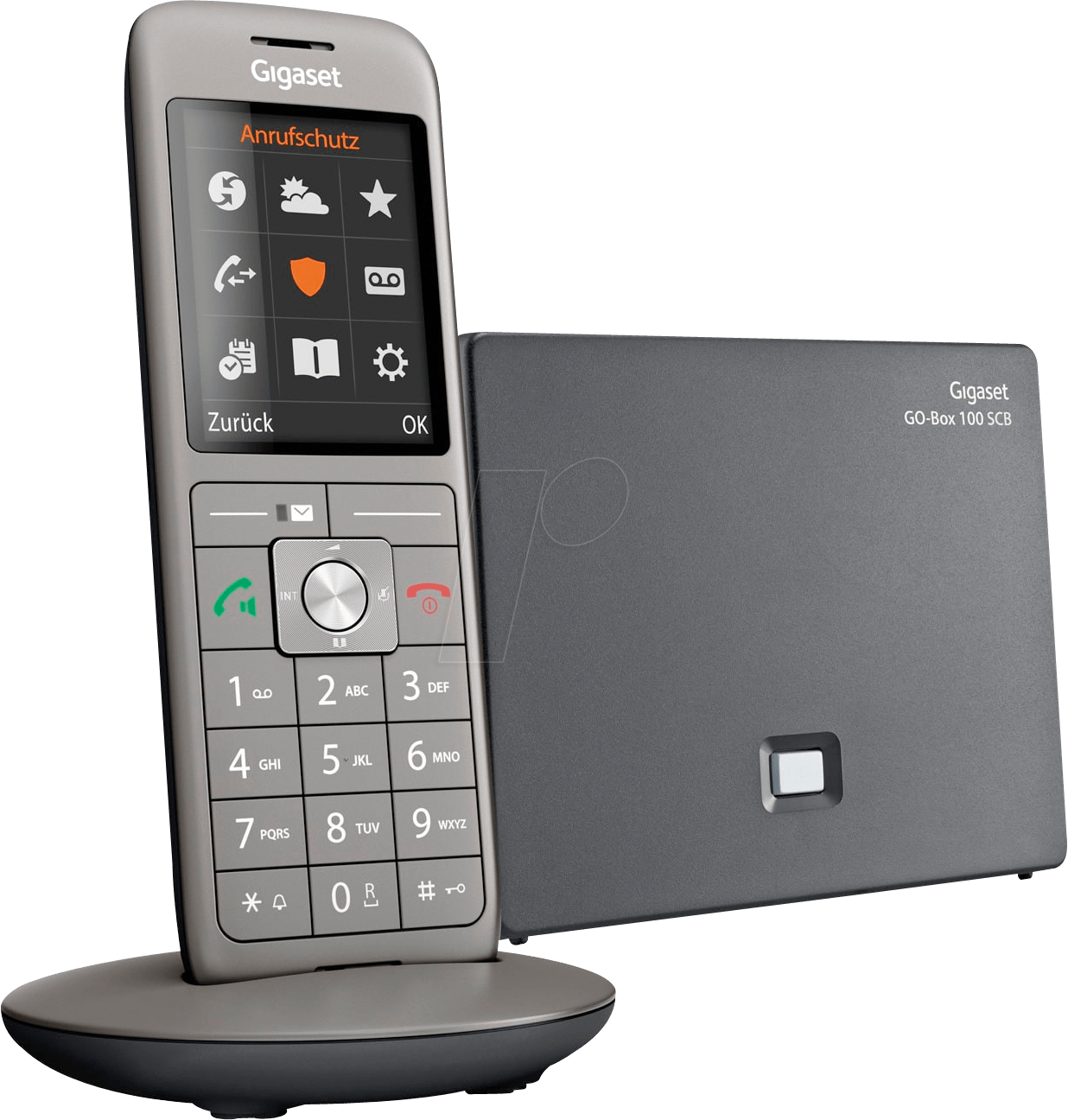 GIGASET CL690ASC - VoIP Telefon, schnurlos, schwarz von GIGASET COMMUNICATIONS