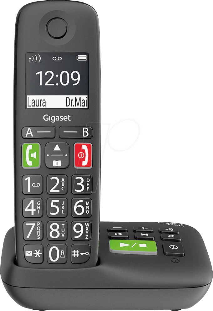 GIGASET E290A - DECT Telefon, 1 Mobilteil mit Basis, Anrufbeantworter von GIGASET COMMUNICATIONS