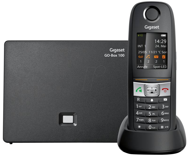 GIGASET E630AGO - DECT Telefon, 1 Mobilteil mit Ladeschale, AB, anthrazit von GIGASET COMMUNICATIONS