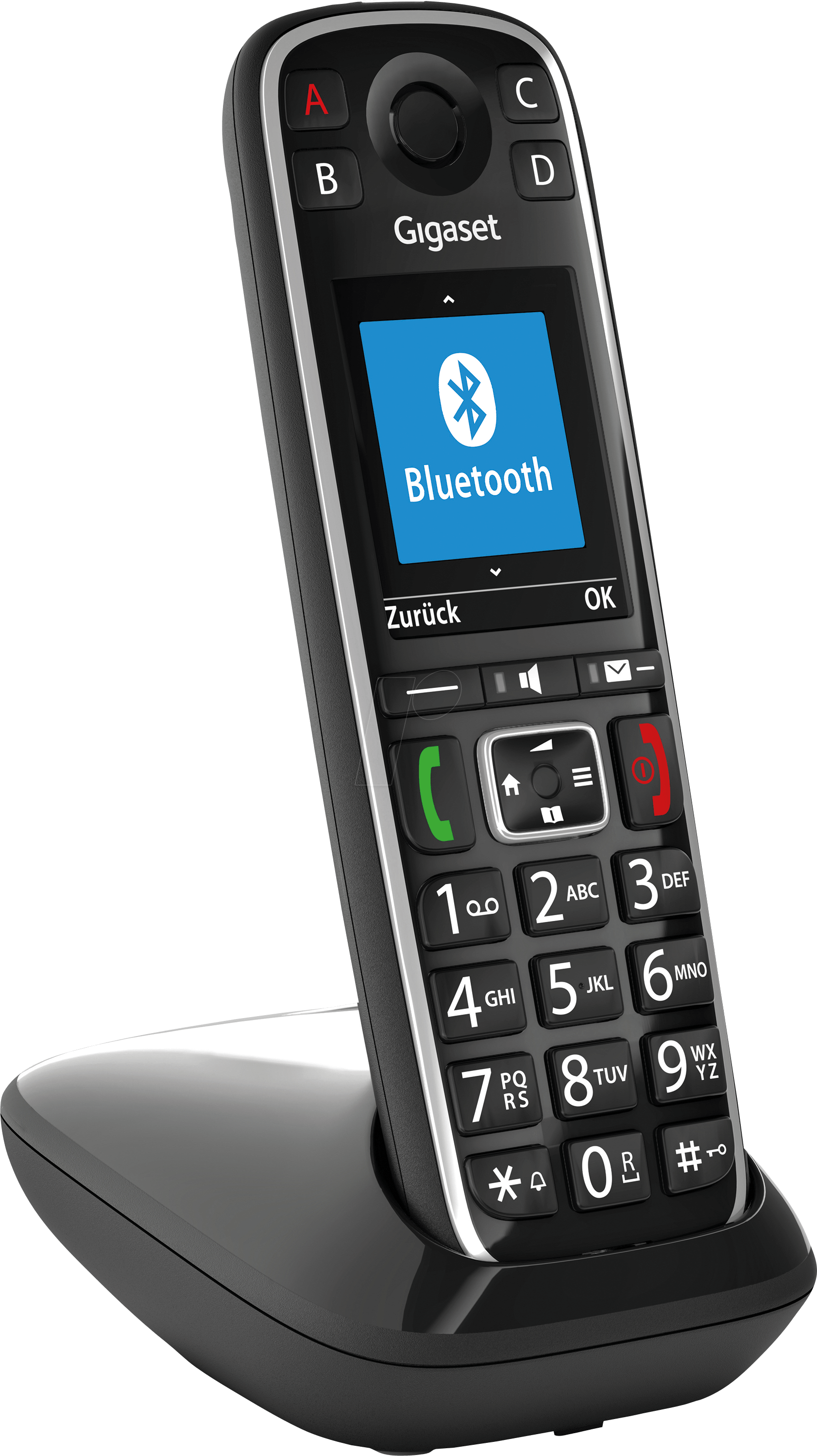 GIGASET E720 - DECT Telefon, 1 Mobilteil, schwarz von GIGASET COMMUNICATIONS