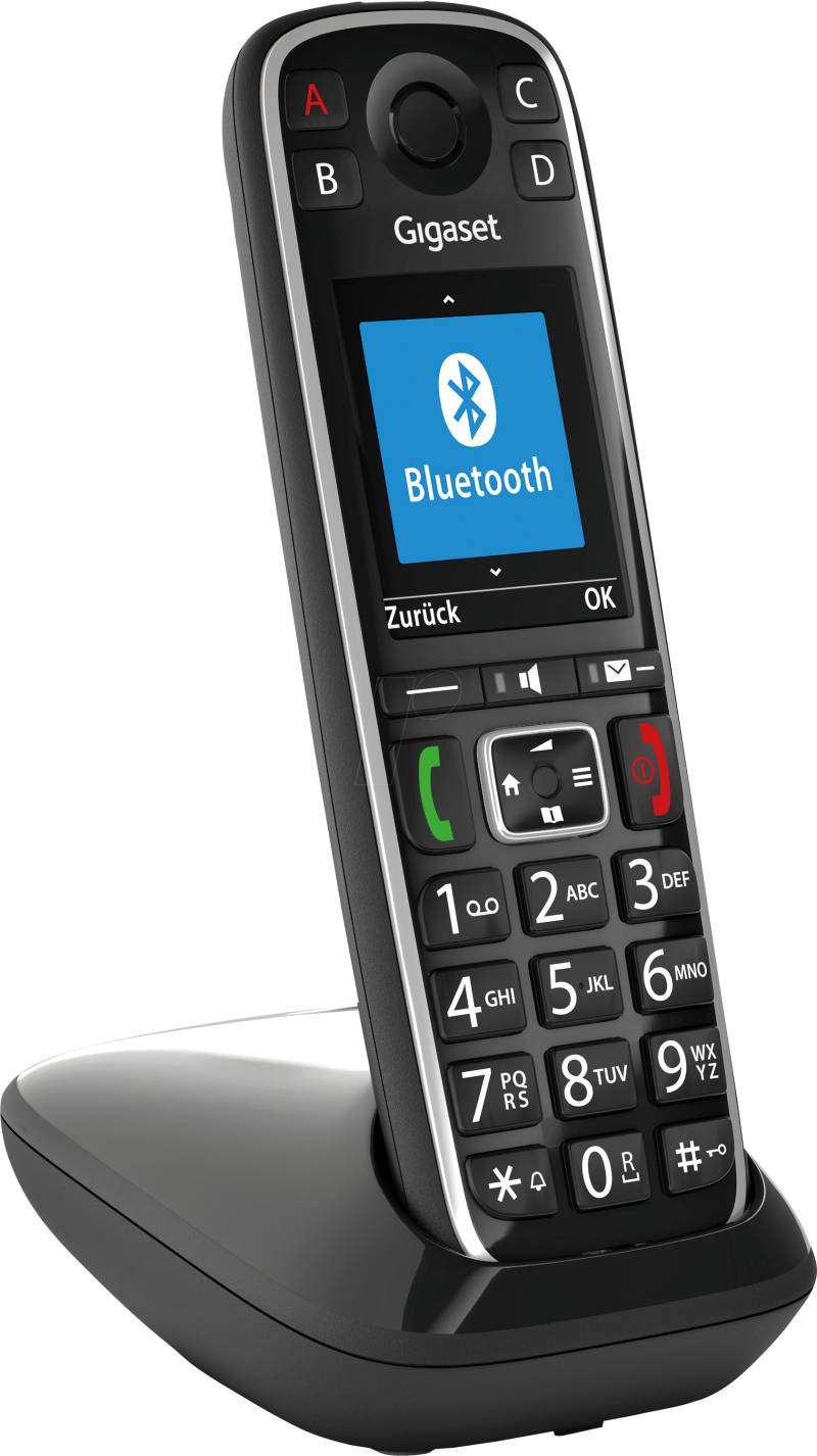 GIGASET E720 - DECT Telefon, 1 Mobilteil, schwarz von GIGASET COMMUNICATIONS
