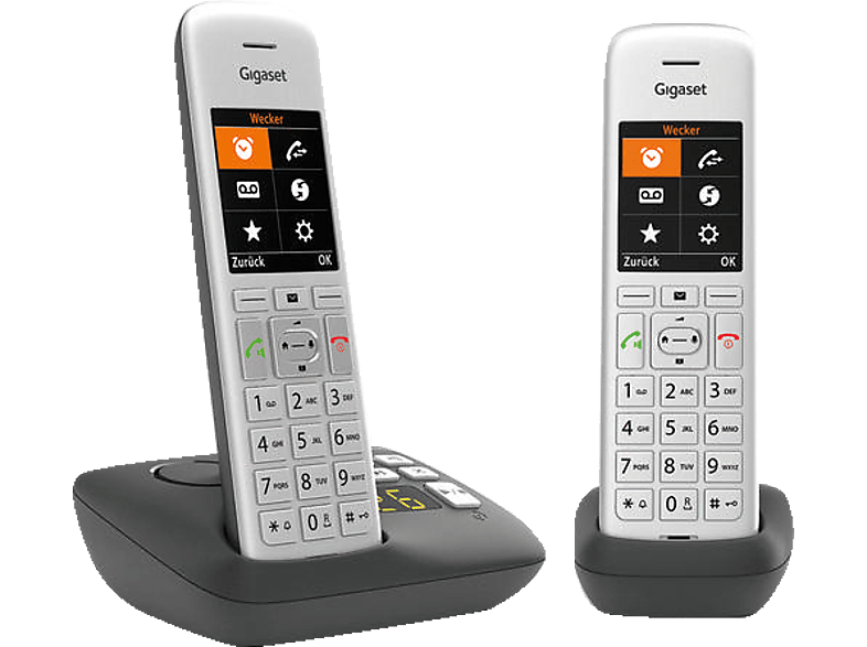 GIGASET CE575A DUO Analoges DECT-Festnetztelefon von GIGASET