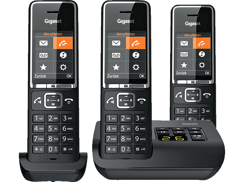 GIGASET COMFORT 550A Trio Schnurloses Telefon mit Anrufbeantworter GIGASET COMFORT 550A Trio Schnurloses Telefon mit Anrufbeantworter von GIGASET