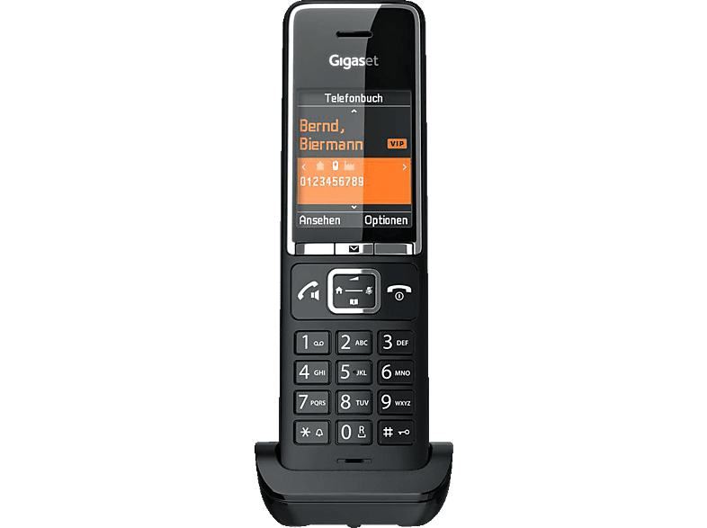 GIGASET COMFORT 550HX DECT-Mobilteil, Black-Chrome von GIGASET