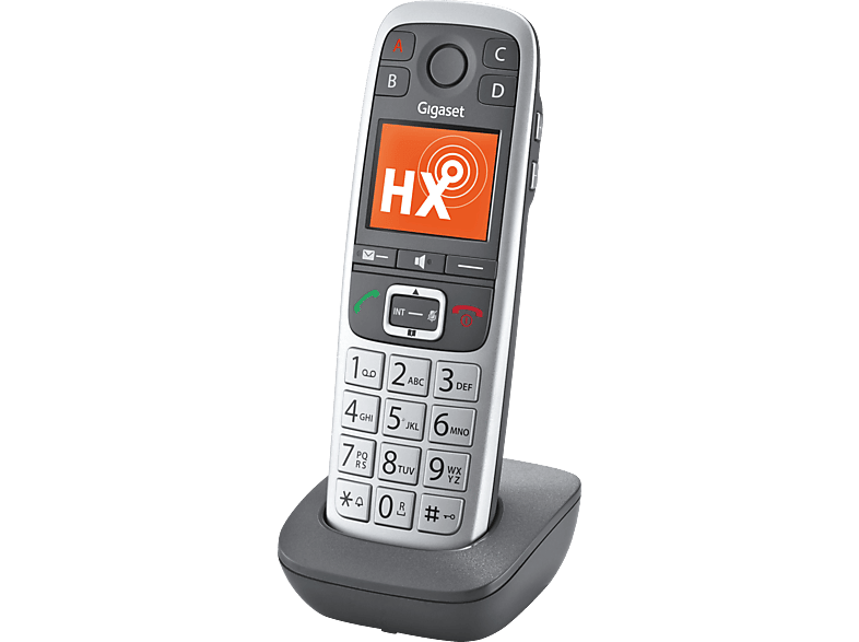 GIGASET E560HX Schnurloses Telefon, Platin von GIGASET