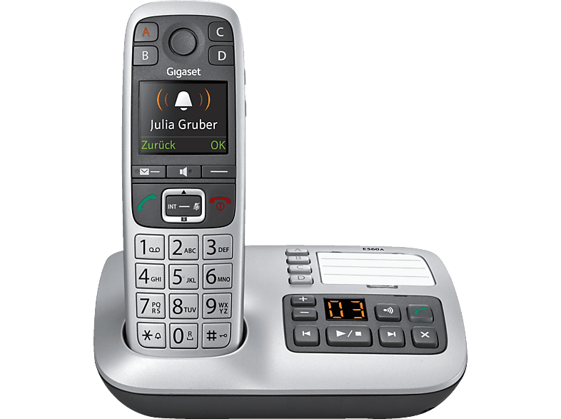 GIGASET E560A Schnurloses Telefon mit Anrufbeantworter GIGASET E560A Schnurloses Telefon mit Anrufbeantworter von GIGASET