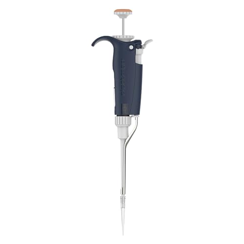 Gilson Pipetman L P100L Einkanalpipette mit Metallabwerfer, 100µl Kapazität, Rosa/Blau von Gilson