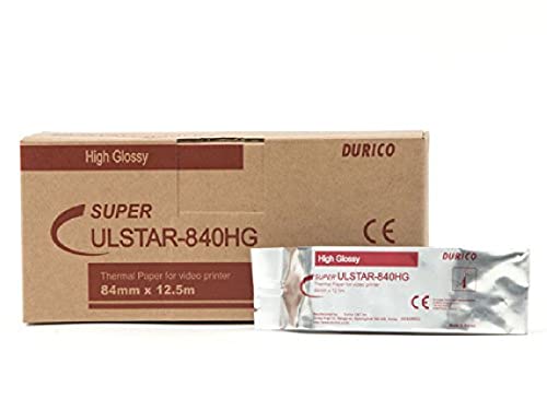 DURICO - Hochglanz-Videodruckerpapier, kompatibel mit SONY UPP-84HG, 84X12,5, 10er-Pack, 72746 von GIMA