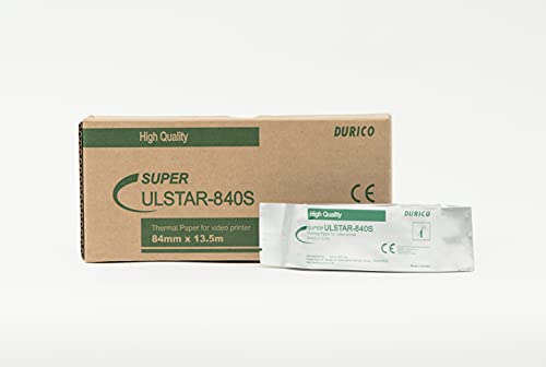 Durico - Videodruckerpapier, Kompatibilität mit SONY UPP-84S, Hochglanz, 84 mm x 13,5 m, 10 Rollen. von GIMA