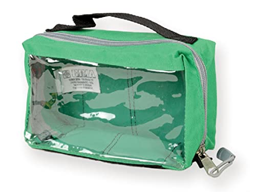GIMA 1476 Quadrierte Tasche mit Fenster und Griff, Grün von GIMA