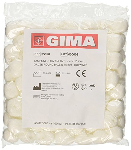 GIMA 35020 Rundpads TNT Ø 15 mm, Packung mit 1000 Stück von GIMA