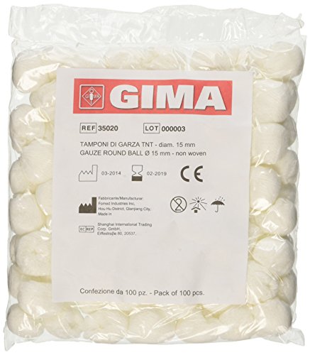 GIMA 35020 Rundpads TNT Ø 15 mm, Packung mit 1000 Stück GIMA 35020 Rundpads TNT Ø 15 mm, Packung mit 1000 Stück von GIMA