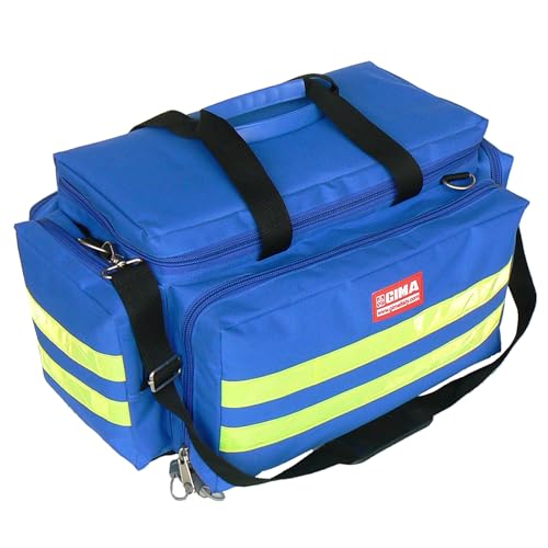 GIMA - Emergency Smart Bag, Blau Farbe, Polyester, leere, Trauma, Rettungsdienst, ärztliche, Erste Hilfe, Krankenpfleger, Mehrtaschenbeutel für Sanitäter, 55x35x32 cm von GIMA