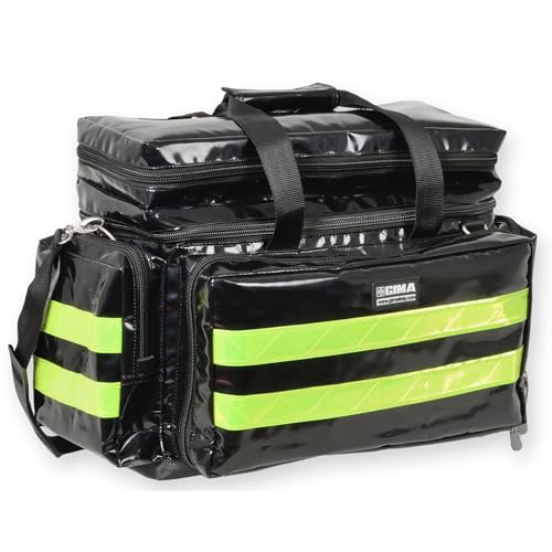 GIMA - Emergency Smart Bag, Schwarz Farbe, Polyester, PVC-beschichtet, leere, Trauma, Rettungsdienst, ärztliche, Erste Hilfe, Krankenpfleger, Mehrtaschenbeutel für Sanitäter, 55x35x38 cm von GIMA