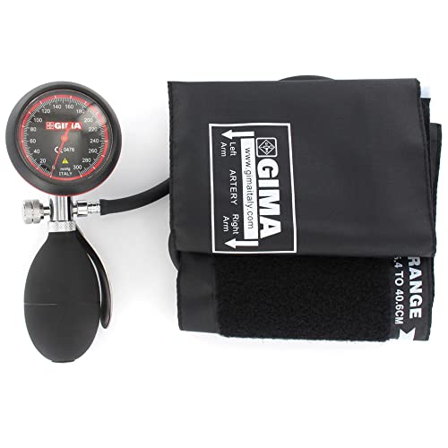 GIMA London Blut Druck Messgerät, Professional Blutdruckmessgerät, schwarz Manschette GIMA London Blut Druck Messgerät, Professional Blutdruckmessgerät, schwarz Manschette von GIMA