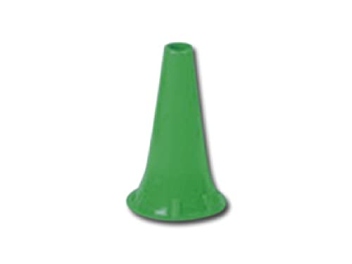 GIMA - Mini Einweg-Ohrenspekulum, Ø 4 mm, Grüne Farbe, Latexfrei, Packung mit 100 Stücken von GIMA