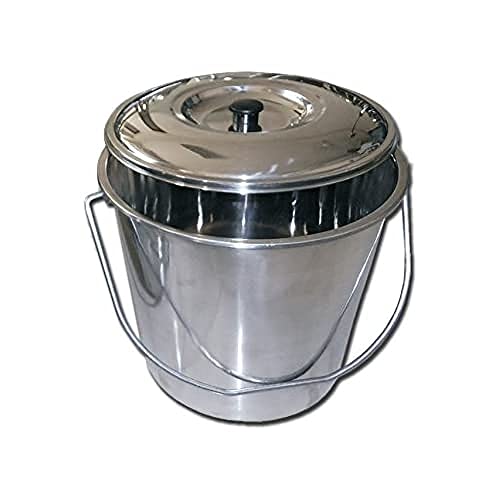 GIMA UPL-117 Edelstahl Eimer mit Deckel, 15 L von GIMA