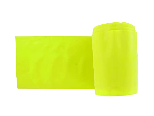 GIMA - Widerstandsband/Gummiband für Die Rehabilitation, Farbe Gelb, Widerstandsstufe x-Licht, Größe 45 m x 14 cm x 0, 30 mm, latexfrei von GIMA