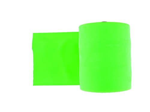 GIMA - Widerstandsband/Gummiband für Die Rehabilitation, Farbe Grün, Widerstandsstufe Licht, Größe 45 m x 14 cm x 0, 30 mm, latexfrei von GIMA