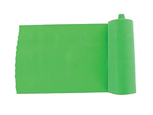 GIMA - Widerstandsband/Gummiband für Die Rehabilitation, Farbe Grün, Widerstandsstufe Licht, Größe 5, m x 14 cm x 0, 25 mm, latexfrei von GIMA