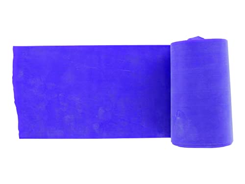 GIMA - Widerstandsband/Gummiband für Die Rehabilitation, Farbe lila, Widerstandsstufe XXX-Stark, Größe 45 m x 14 cm x 0, 30 mm, latexfrei von GIMA