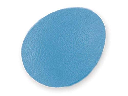 GIMA - eiförmiger Anti-Stress-Ball, Trainingsgerät für Finger, Hand und Handgelenk, für Die Rehabilitation, Widerstandsstufe Schwer, Farbe Blau GIMA - eiförmiger Anti-Stress-Ball, Trainingsgerät für Finger, Hand und Handgelenk, für Die Rehabilitation, Widerstandsstufe Schwer, Farbe Blau von GIMA