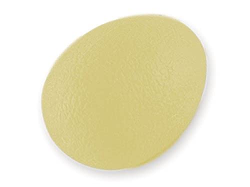 GIMA - eiförmiger Anti-Stress-Ball, Trainingsgerät für Finger, Hand und Handgelenk, für Die Rehabilitation, Widerstandsstufe Ultra-Weich, Farbe Gelb von GIMA