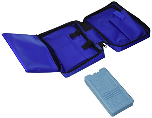 GiMa 27255 Diabetiker Tasche, leer, blau von GIMA