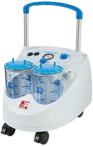 GiMa 28288 Bodensauger Maxi ASPEED, 60l, 2 Töpfe von 4 Liter und Pedal von GIMA
