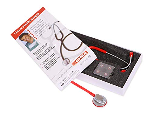 GiMa 32529 Linux Stethoskop, Rot von GIMA