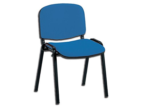 GiMa 45036 Stuhl ISO, Kunstleder, Blau, 1 Stück von GIMA