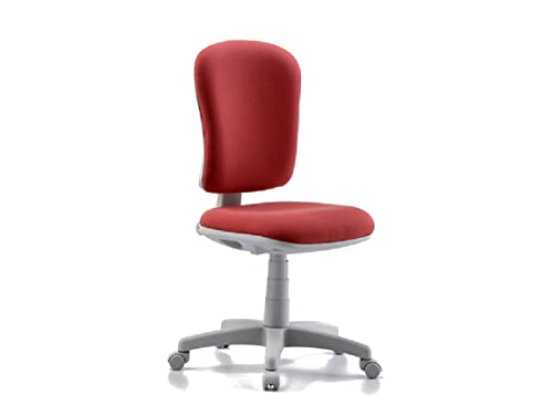 GiMa 45091. Stuhl Varese, ohne Armlehnen, Stoff, Rot, 1 Stück von GIMA
