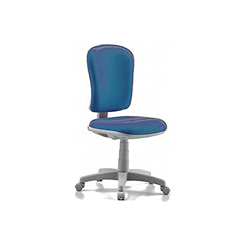 GiMa 45092 Stuhl Varese, ohne Armlehnen, Stoff, Blau, 1 Stück von GIMA