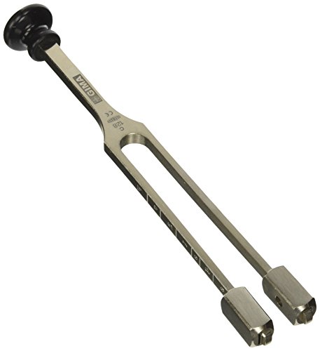 GIMA - Stimmgabel für Hals/Nase, LUCAE - 85 g einstellbar von c128 bis h240 mit Fuß, 31246 von GIMA
