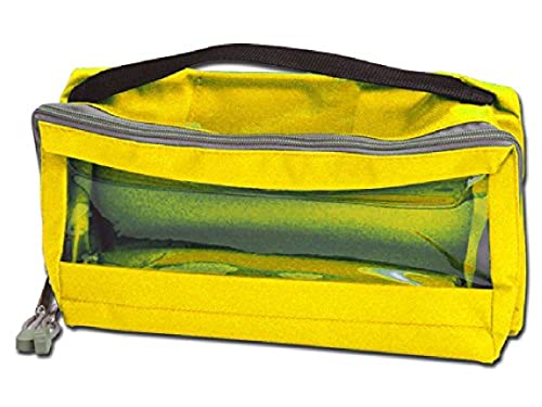 Gima 1483 E3 Rechteckige Tasche, gepolstert, mit Sichtfenster und Griff, Gelb von GIMA