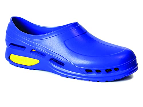 Gima - Anatomische, rutschfeste, antistatische, ultraleichtgewichtige, belüftete, latexfreie professionelle Antischock-Arbeitsschuhe, Blau, EU-Größe 40, 1 Paar Gima - Anatomische, rutschfeste, antistatische, ultraleichtgewichtige, belüftete, latexfreie professionelle Antischock-Arbeitsschuhe, Blau, EU-Größe 40, 1 Paar von GIMA