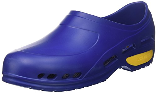 Gima - Anatomische, rutschfeste, antistatische, ultraleichtgewichtige, belüftete, latexfreie professionelle Antischock-Arbeitsschuhe, Blau, EU-Größe 44, 1 Paar Gima - Anatomische, rutschfeste, antistatische, ultraleichtgewichtige, belüftete, latexfreie professionelle Antischock-Arbeitsschuhe, Blau, EU-Größe 44, 1 Paar von GIMA