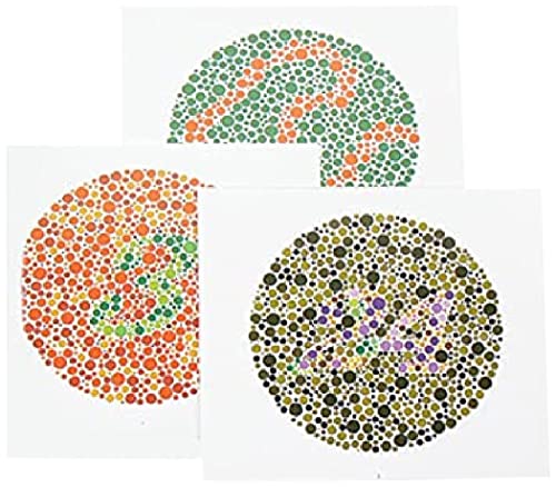 Gima - Boards für Farbenblindheitstest, Kinder 4 bis 6 Jahre oder für Analphabeten, 10 Boards von GIMA