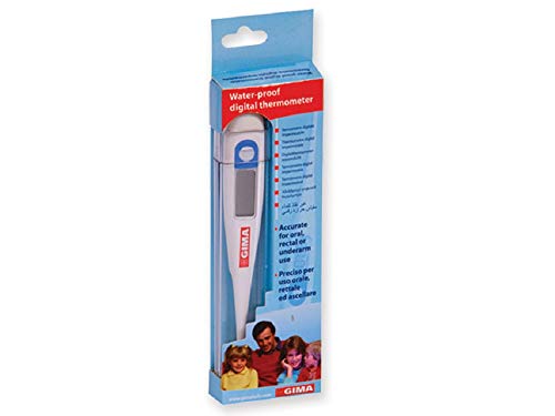 Gima - Digitales Fieberthermometer WP, °C, wasserdicht, Genauigkeit ± 0,1°C, Speicher für letzten Messwert, akustischer Alarm, automatische Abschaltung Gima - Digitales Fieberthermometer WP, °C, wasserdicht, Genauigkeit ± 0,1°C, Speicher für letzten Messwert, akustischer Alarm, automatische Abschaltung von GIMA