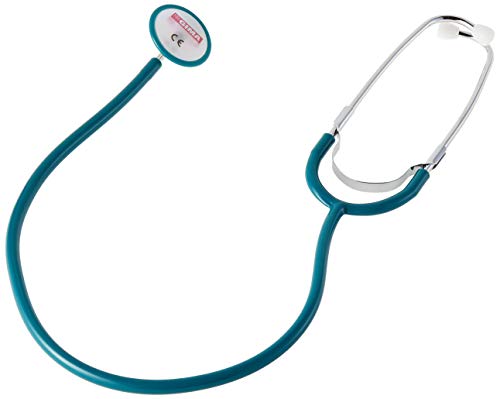 Gima - Einkopf-Stethoskop TRAD, Erwachsene, Y Farbe Dunkelgrün, Pavillon Ø 43,5 mm, Latexfrei, CE-Medizinprodukt von GIMA