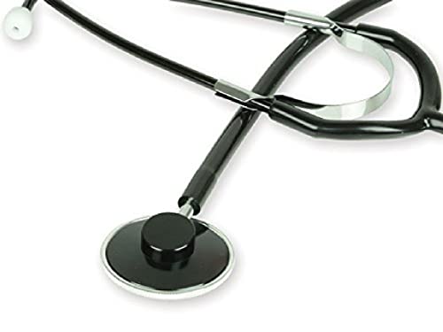 Gima - Einkopf-Stethoskop TRAD COLOR, Erwachsene, Y Farbe Schwarz, Pavillon Ø 43,5 mm, Latexfrei, CE-Medizinprodukt von GIMA