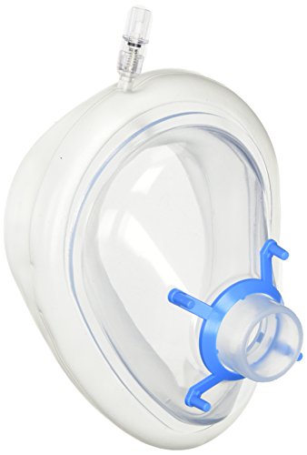Gima - Einzelpatienten-Gesichtsmaske mit aufblasbarem Luftpolster, Größe n. 5, Erwachsene Large, Latexfrei, 1 Stück von GIMA