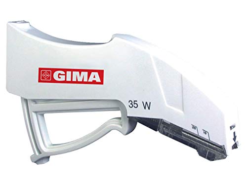 Gima - Steriles Einweg-Hautklammergerät, Klammer aus rostfreiem Stahl, Packung mit 5 35-Klammer-Stücken von GIMA