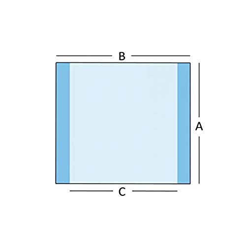 Mediberg Inzisions-Operationstuch mit Polyurethan-Träger, steril und zum Einmalgebrauch, wasserdicht und transparent, Größe 40 x 50 cm, Packung mit 50 verpackten Stücken von GIMA