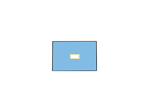 Mediberg OP-Abdecktuch mit Loch 6 x 9 cm aus doppelt gekoppeltem Vliesstoff, saugfähig und wasserdicht, steril und wegwerfbar, 2 Lagen, hellblaue Farbe, Größe 50 x 75 cm, latexfrei, 75 Stück verpackt von GIMA