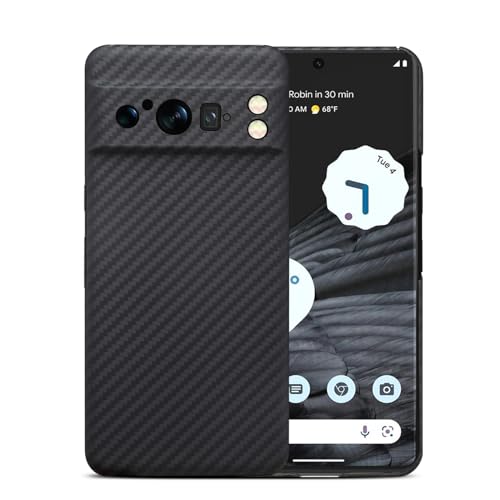 Ultradünne und leichte Aramid-Karbonfaser-Schutzhülle für Google Pixel 8 Pro (schwarz) von GIMENOHIG