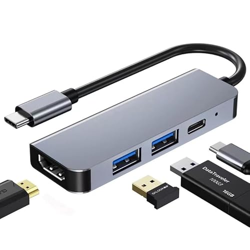 4 IN 1 Type C Hub Multifunctional USB Dock HDMI 4K/30hz PD3.0 Fast Charge 87W Adapter Office School Home Travel 4 IN 1 Type C Hub Multifunctional USB Dock HDMI 4K/30hz PD3.0 Fast Charge 87W Adapter Office School Home Travel von GIMIRO