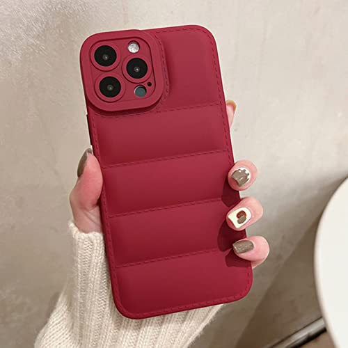 GINASH Luxuriöse Daunenjacke, The Puffer-Handyhülle für iPhone 14 11 12 13 Pro Max XR von GINASH