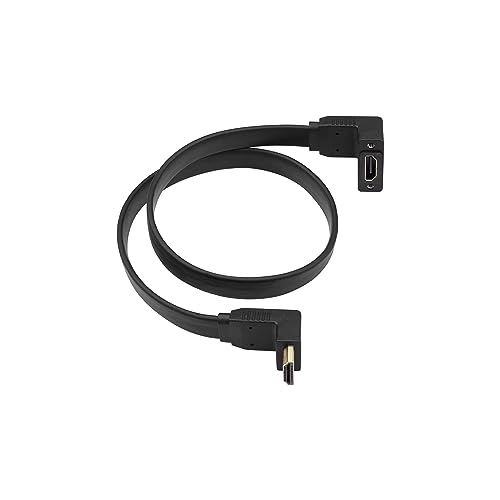 GINTOOYUN HDMI Verlängerungskabel, 4K@60Hz HDMI Stecker auf Buchse Adapter Kabel 1.6FT Standard HDMI 2.0 Adapter Stecker Kabel für Laptops, Fernseher, Monitore, Projektoren, etc (Stil 4) von GINTOOYUN