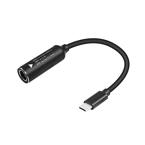 GINTOOYUN PD65W DC7909 auf USB-C Ladekabel DC7.9mmx0.9mm Runde Buchse auf Typ-C Ladegerät Netzteil Kabel für Laptops,Handys,Tablets,Aufladungen,etc(7Inch)(DC7909) von GINTOOYUN